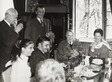 Ion Miclea, Radu Boureanu împreună cu Zaharia Stancu și Shirley Temple, anii '70