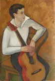 Radu Boureanu, Lecţia de muzică (Alexandru), ulei pe carton