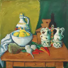 Radu Boureanu, Legume şi ulcioare, ulei pe pânză