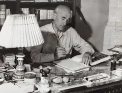Ion Miclea, Fotografie surprinzându-l pe Radu Boureanu la biroul său