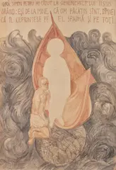 Ion Grigorescu, Săptămâna a XVIII-a. Duminică, 1992, acuarelă pe hârtie