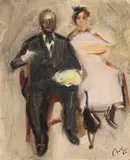Corneliu Baba, Portret de familie (Tudor Arghezi şi soţia sa)