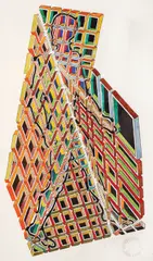 Cakeman by Paul Neagu, acuarelă pe carton, sold Feb 2016