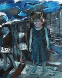 Florin Petrachi, Ultima poză, 2015, ulei pe pânză