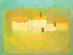 Alexandru Ciucurencu, Primăvară, 1967, ulei pe pânză