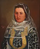 Sava Henția, Portret de femeie în costum popular