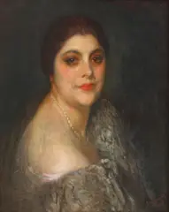 Eleganță by Mihail Simonidy, 1917, ulei pe pânză, offered Feb 2016