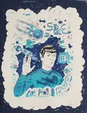 Mircea Popescu, Spock, 2015, aerograf, acrylic and ink on paper