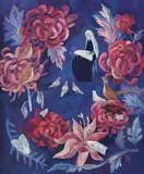 Livia Coloji, The Virgin of the Small Creatures, 2015, acrylic on canvas
