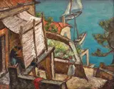 Paul Scorţescu, Case la Theoule