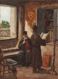Ludovic Bassarab, La mănăstire