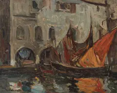 Gheorghe Petrașcu, Iole la Veneţia, 1924, ulei pe pânză
