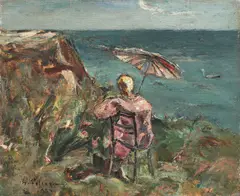 Gheorghe Petrașcu, Femeie pe malul mării, 1934, ulei pe pânză