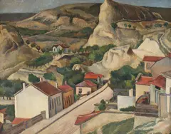 Aurel Kessler, Balcic, 1927, ulei pe carton