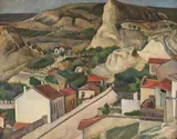 Aurel Kessler, Balcic, 1927, ulei pe carton