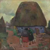Hans Eder, Viaţa la ţară, 1913, ulei pe pânză
