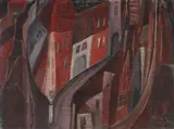 Ileana Dumitriu Cojan, Peisaj din Brașov, 1969, ulei pe pânză