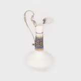 Krautheim Selb Bavaria, Elegantă carafă din porţelan Krautheim, cu montură din argint, argint 800 turnat, cizelat; porţelan pictat, glazurat