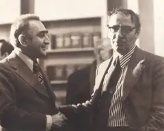 Vasile Blendea, Fotografie înfățișându-i pe Marin Preda şi pe Dinu Săraru