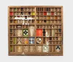 George Tzipoia, Corps, 2001, ulei şi tempera pe hârtie lipită pe lemn