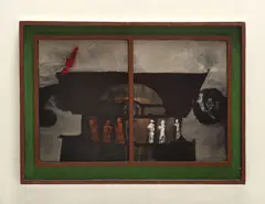 Două lumi by Paul Ackerman, ulei pe PFL, offered Nov 2015