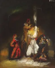 Regina Albă by Mircea Ciobanu, ulei pe pânză, sold Nov 2015