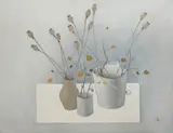 Natură statică de toamnă by Constantin Piliuță, 1993, ulei pe PFL, sold Nov 2015