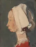 Corneliu Baba, Olandeză, 1975, ulei pe carton