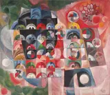 Doru Bucur, Chipuri, 1965, ulei pe pânză
