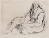 Iosif Iser, Odaliscă, acvaforte