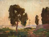 Ștefan Dimitrescu, Apus, 1915-1920, ulei pe pânză lipită pe carton