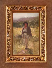 Nicolae Grigorescu, Ciobănaș, cca. 1890, ulei pe pânză