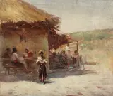 Theodor Aman, Cârciuma din sat