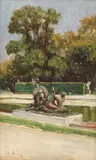 Theodor Aman, Jardin du Luxembourg