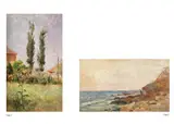 Theodor Aman, Zi de vară la Fieni / Bărci la malul mării