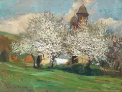 Alexandru Satmary, Primăvara, 1919, ulei pe pânză