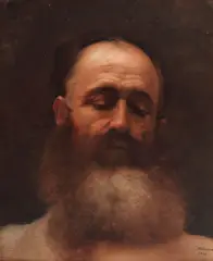 Înțelept by Constantin Artachino, 1892, ulei pe pânză lipită pe carton, sold Sep 2015