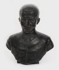 Bustul unui tânăr elev by Frederic Storck, 1923, bronz, offered Sep 2015
