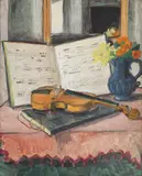 Theodor Pallady, Vioară şi note muzicale