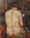 Marin H. Georgescu, Nud în atelierul pictorului