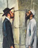Cornel Bârsan, Fraţi, 2011, ulei pe pânză