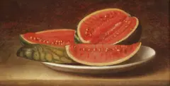 Felii de pepene by Constantin Daniel Stahi, 1907, ulei pe pânză, sold Jun 2014