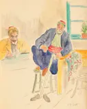 Constantin C. (Ali-Baba) Constantinescu, Turci la cafenea