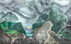 Paul Ackerman, Voyage de Bruegel, ulei pe pânză