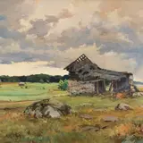 Boris Ottenberg, Toolse rand, 1933, Õli, lõuend