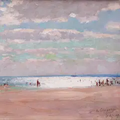 Andrei Jegorov, Pärnu rand, 1950ndad, Õli, lõuend