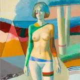 Olev Subbi, Kauged metsad, 1988, Tempera, õli, masoniit