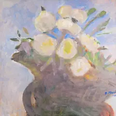 Peeter Mudist, Lilled, 1997, Õli, masoniit