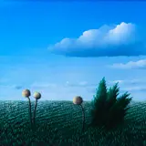 Toomas Vint, Kasvavad kadakate vahel, 2004, Õli, masoniit