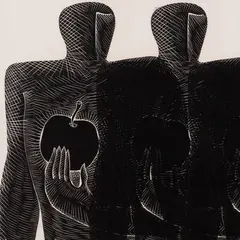 Jüri Arrak, Poisid õunaga, 1968, Linoollõige